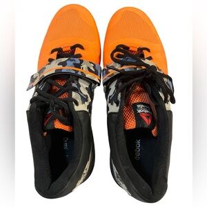 Reebok Mens CrossFit Orange Casual Shoes Sneakers Size 9.5